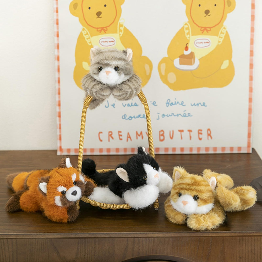 PEACH CAT is easy to clean and machine washable for quick care.
