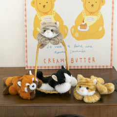 PEACH CAT is easy to clean and machine washable for quick care.