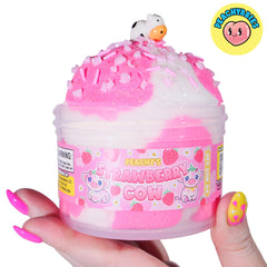 Peachybbies scented slime suitable for ASMR and calming sensory moments
