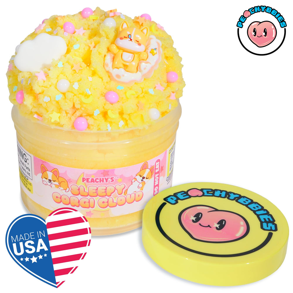 Peachybbies vanilla waffle cone scent enhances sensory experience.