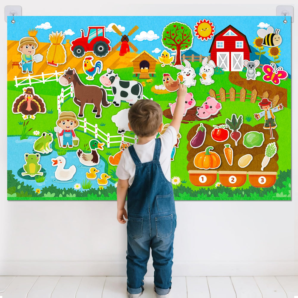 Peacurh toddler-friendly felt board makes a thoughtful gift