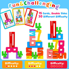Peacurh toddler stacking challenge builds balance and focus.