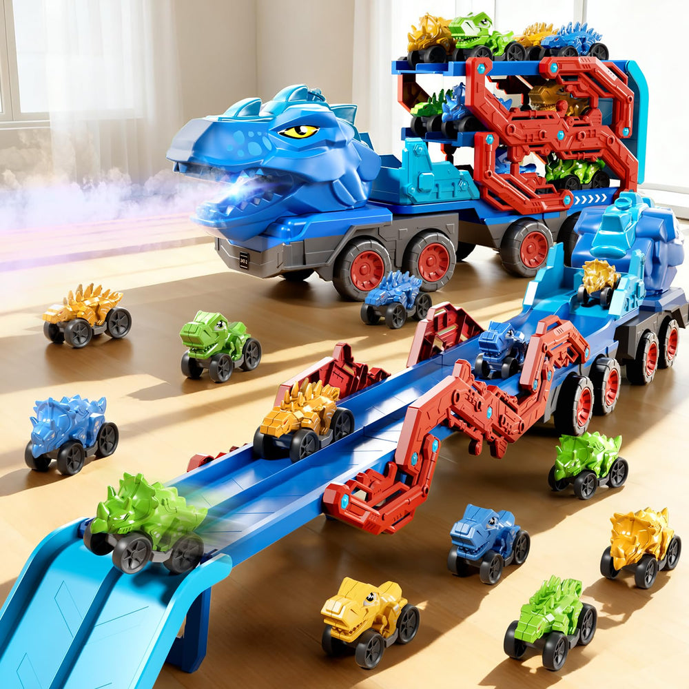 PEADUCK spray-and-sound dino feature adds immersive effects.