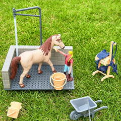 Peagprav horse-stable-playset stable-interior invites cozy scenes.