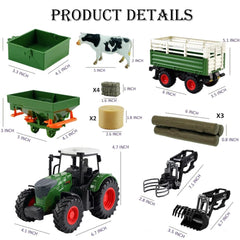 Peagprav milk cow figures enable farm storytelling and care scenarios.