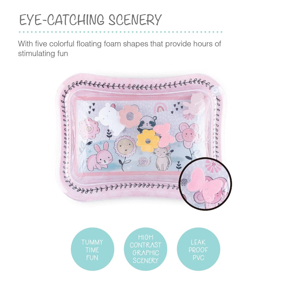 The Peanutshell Happy Garden high-contrast patterns boost visual attention in early exploration.