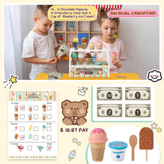 Peccvon wooden cones pack supports fine motor skills through stacking.