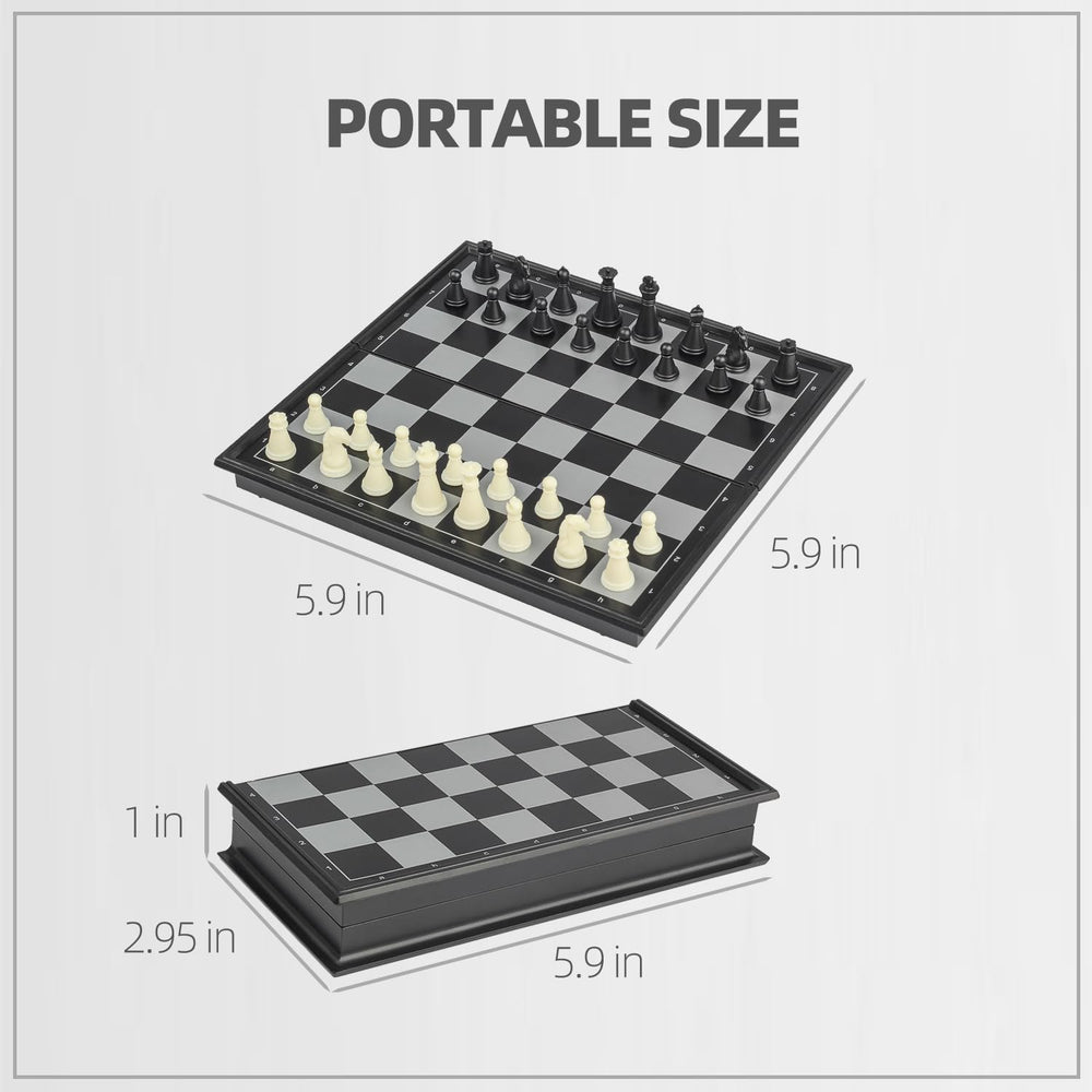 Pedolini gift-ready travel chess set, suitable for all ages