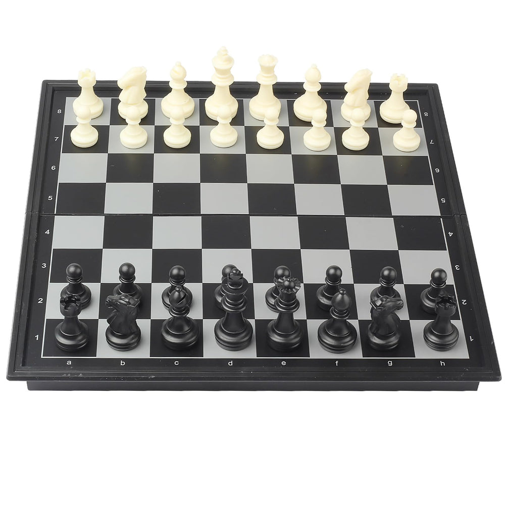 Pedolini travel chess set folding board for on-the-go, compact play.