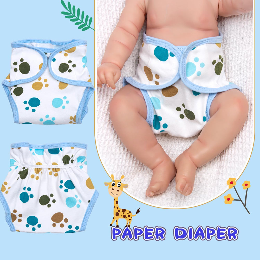 Pedolltree blue pants for 18-22 inch reborn dolls.