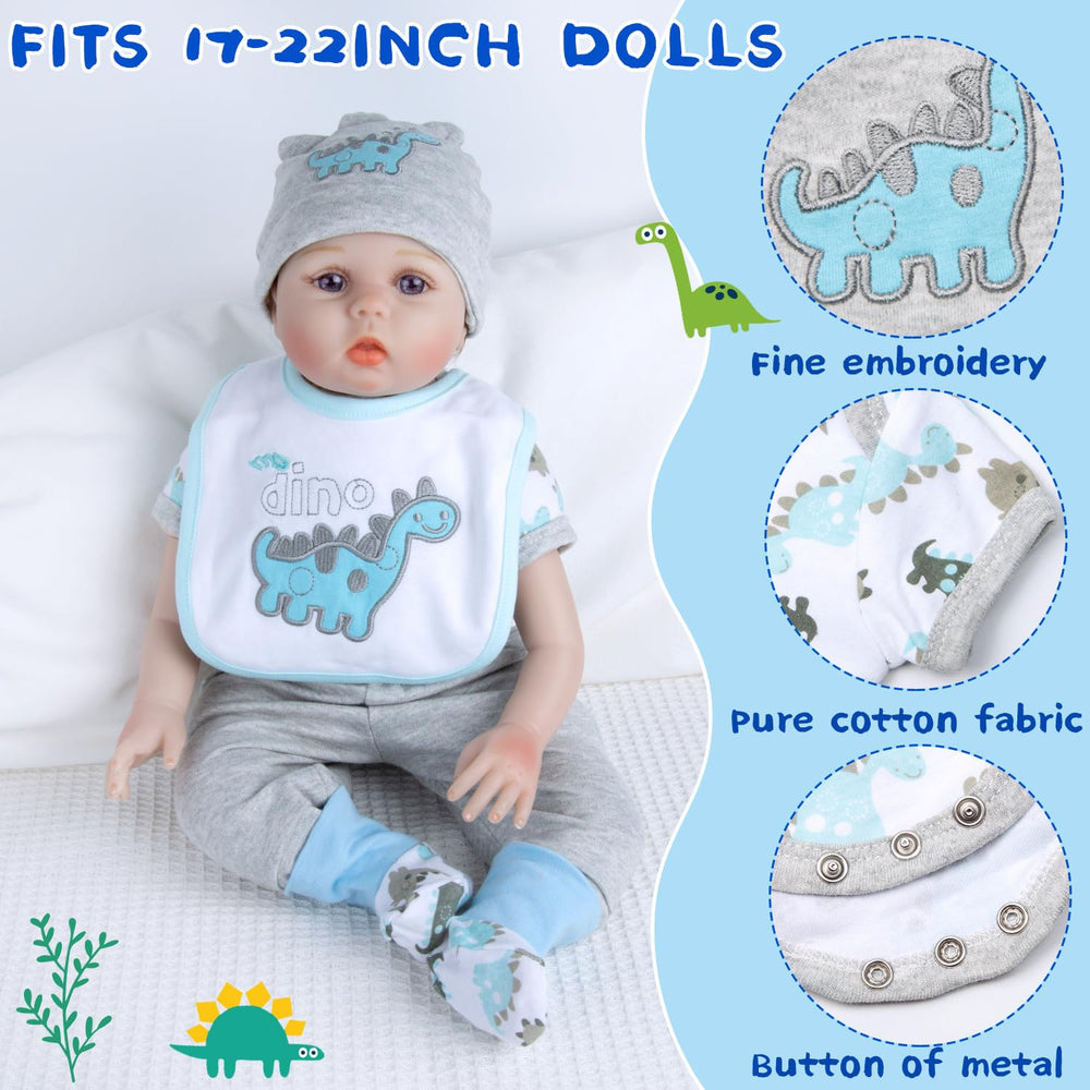 Pedolltree dino bib; stylish, easy-to-clean accessory for feeding time.