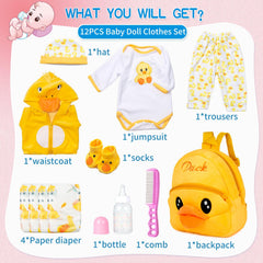 Pedolltree hat in yellow duck design, comfy fit for year-round play.