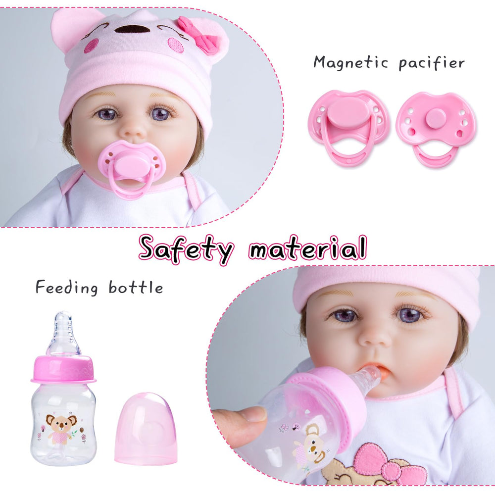 Pedolltree doll socks, snug fit and simple care.