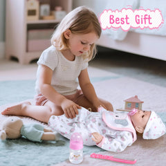 Pedolltree magnetic pacifier completes care-ready doll accessory set.