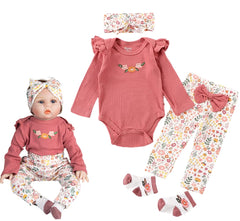 Pedolltree Reborn 22in girl jumpsuit for stylish, easy-care play outfits.