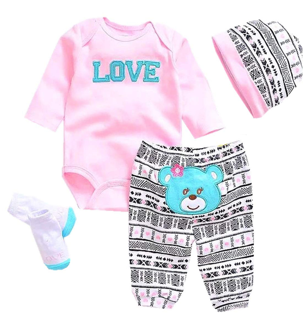 Pedolltree Reborn Dolls pink hat enhances coordinated play outfits for 20-22 inch dolls