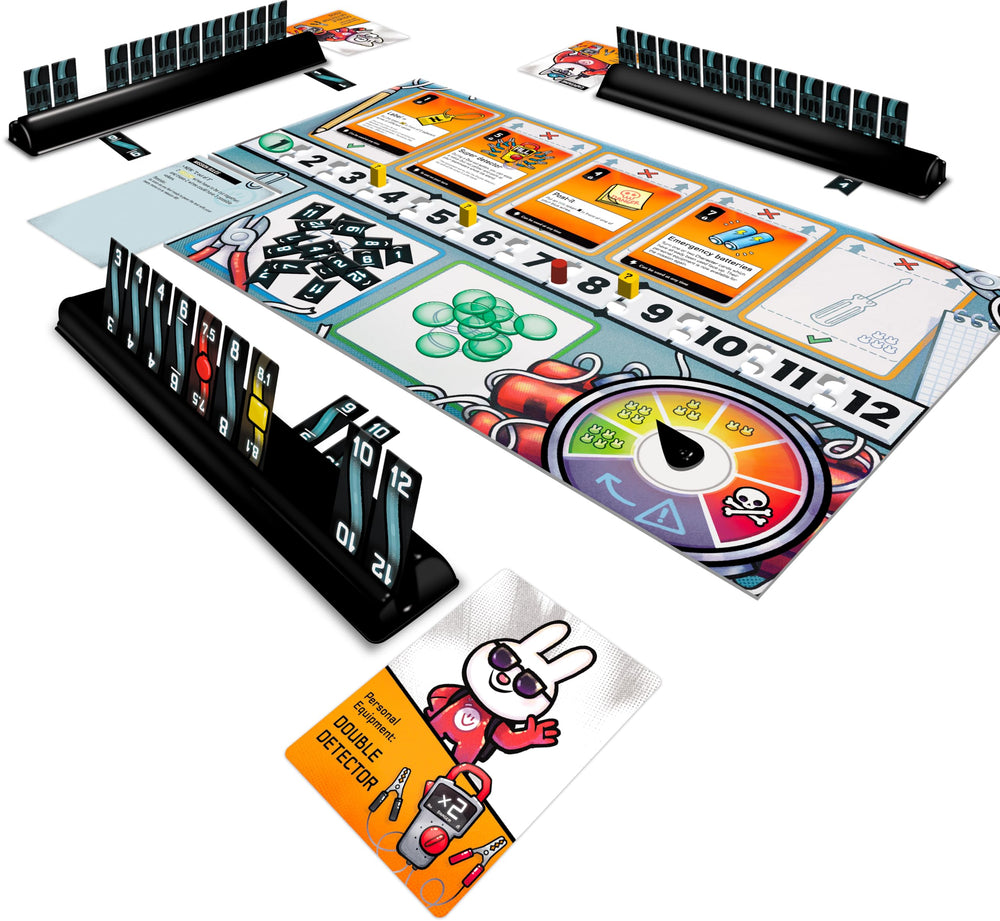 Pegasus Spiele Bomb Busters players huddle to discuss strategy and teamwork.