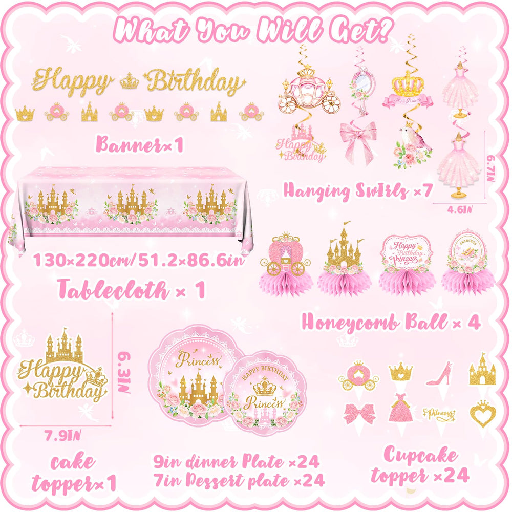 Peghoqu princess plates designs ensure easy cleanup after treats.