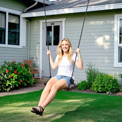 PELLOR outdoor backyard swing ready for family playtime