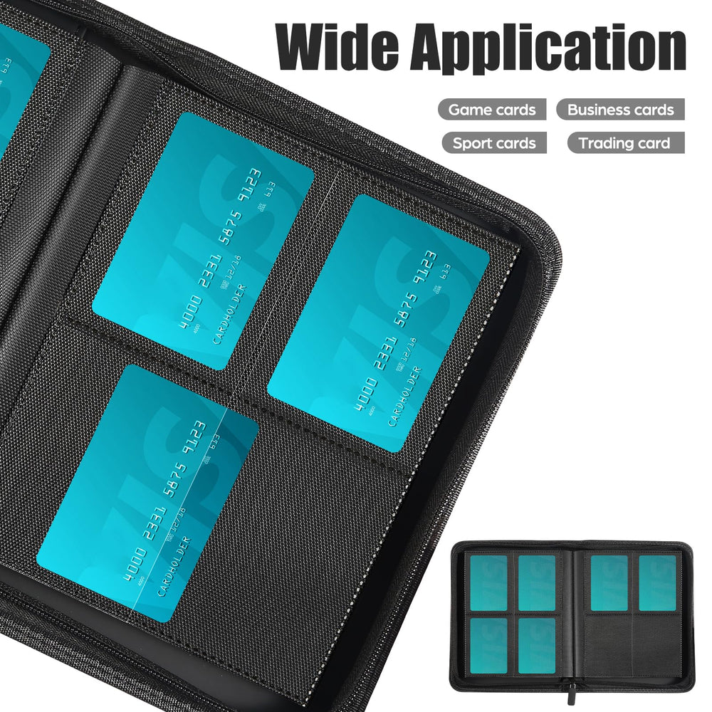 Pemocyny 288-pocket layout inside keeps collection organized and accessible