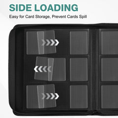 Pemocyny top loader binder with zipper closure keeps contents secure.