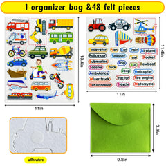 PENGFULL word pieces for felt set—easy to handle and vocabulary-building play.