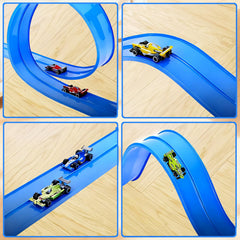 PENIXEL Flex Track outdoors on a park bench for on-the-go fun