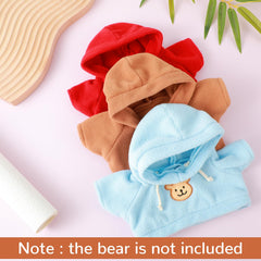 PEOVLVN close-up of bear dress-up detail and stitching