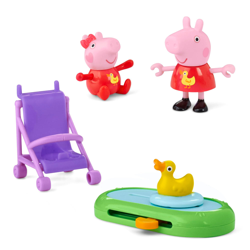 Peppa Pig baby Evie smile detail captures sweet sister moments