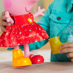 Batteries included ensure immediate play for Peppa Pig fans.