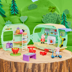 Peppa Pig caravan kitchen interior for imaginative cooking adventures.