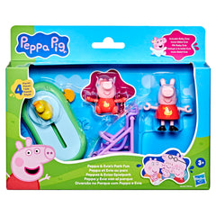 Peppa Pig Evie figure stroller for Evie to ride during play