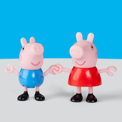 Figures hold hands to recreate warm family bonds in play.