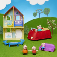 Peppa Pig family home combo bedroom with bed – cozy pretend sleepovers