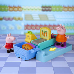 Peppa’s Adventures cooler door opens and closes for realistic cooling play