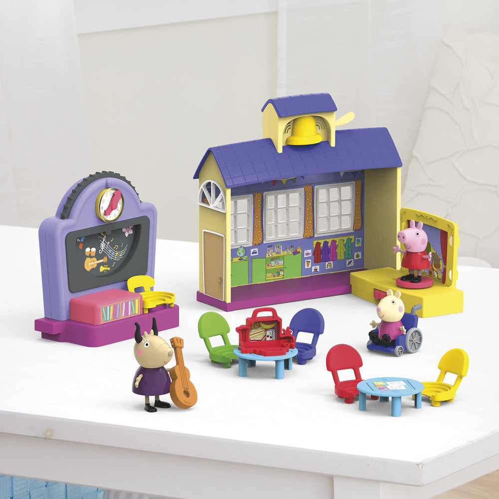 Peppa Pig playset bell lever for pretend class bells and timing.