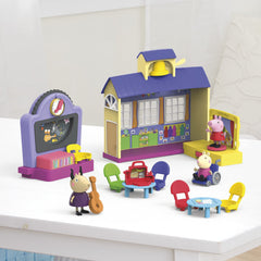 Peppa Pig playset bell lever for pretend class bells and timing.
