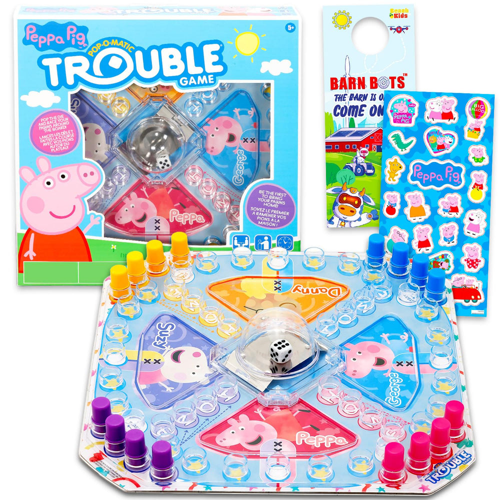 Peppa Pig pop-up board game board for shared family fun