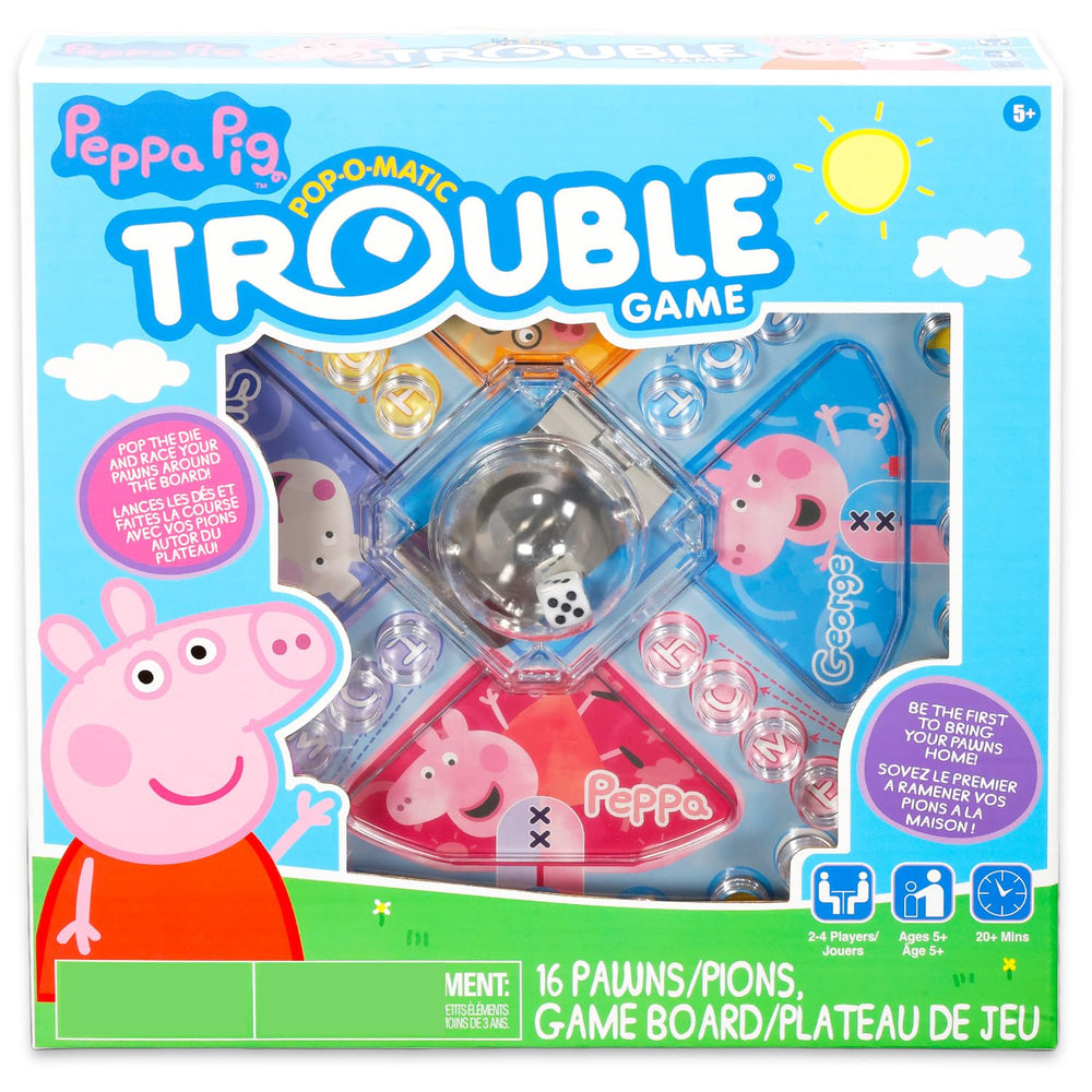 Peppa Pig pop-up board game dice for quick turns