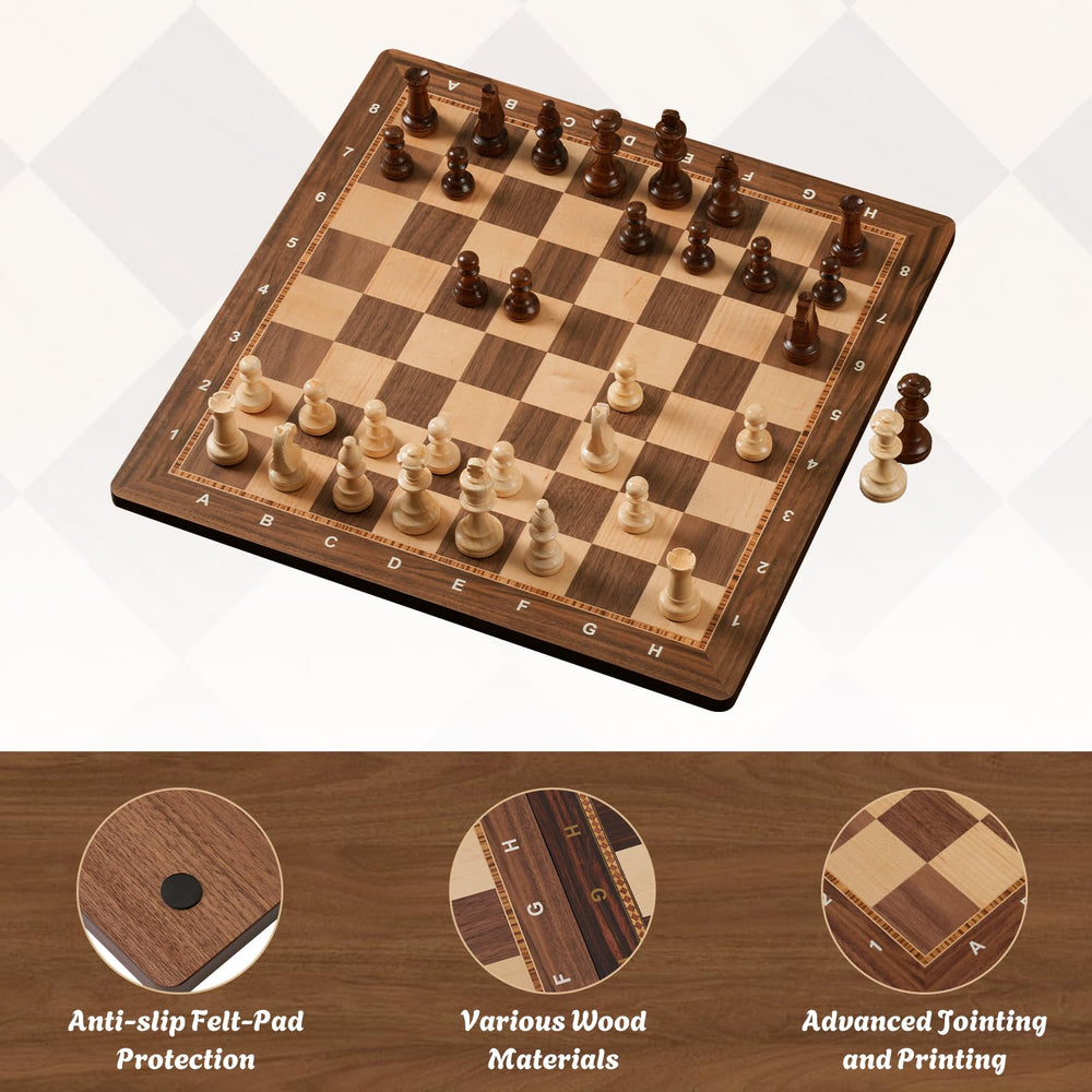 Secure non slip base with felt pads protects tables during games