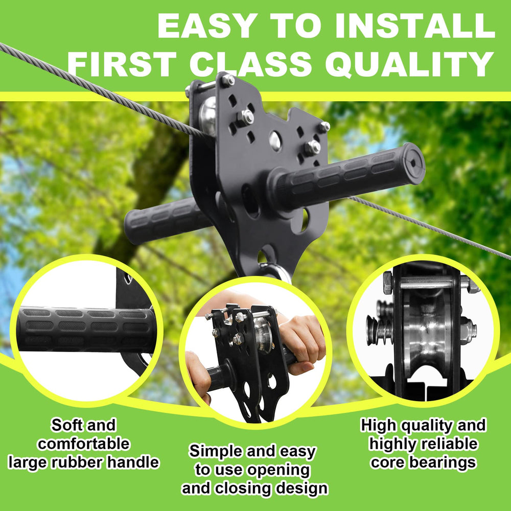 Perantlb zipline seat attachment for comfortable glides