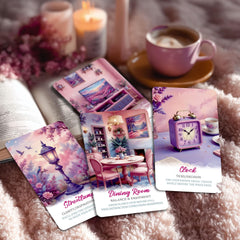 PERBDEAL pink box packaging protects cards while adding chic display appeal.