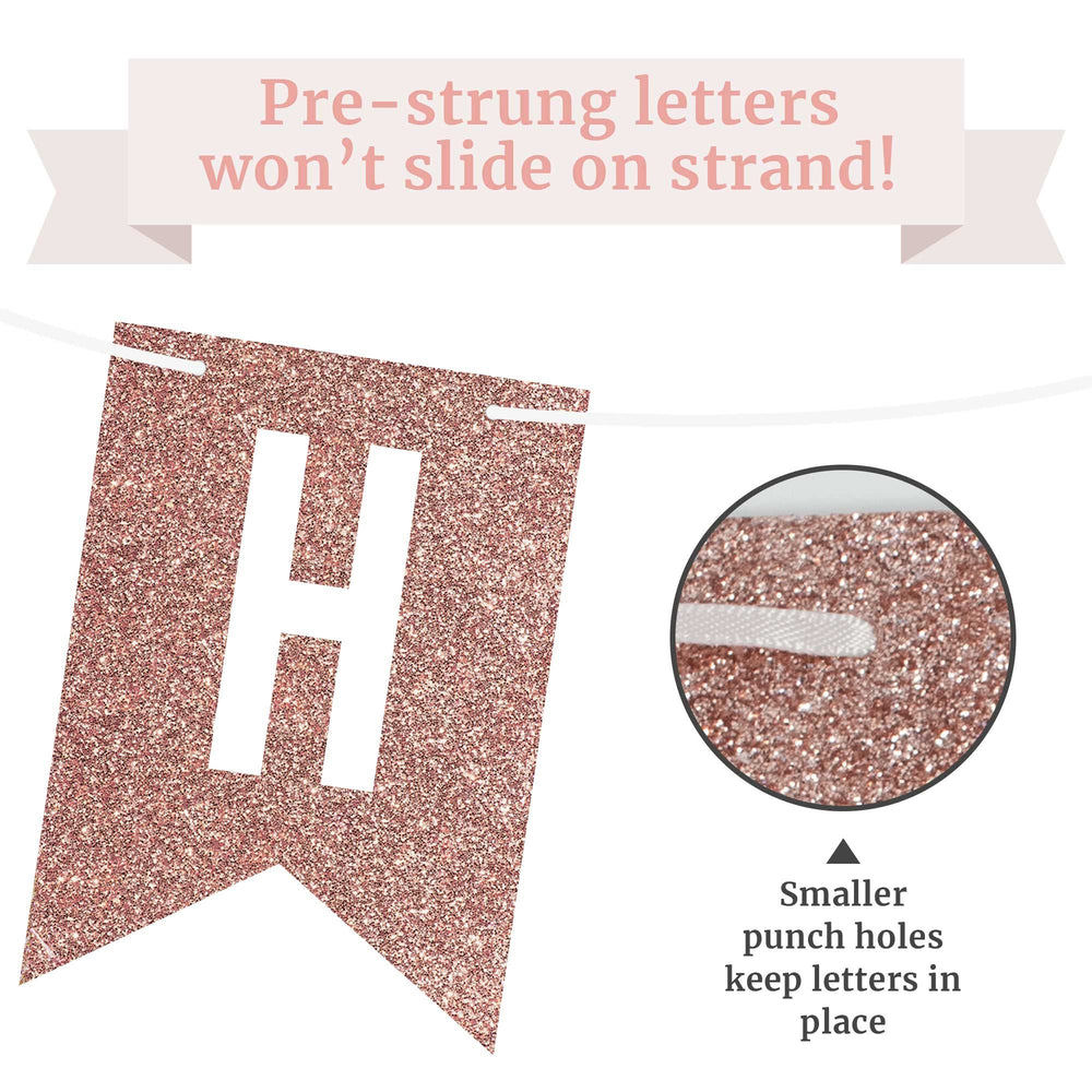 Perfect Occasion 350gsm cardstock letters sturdy and premium.