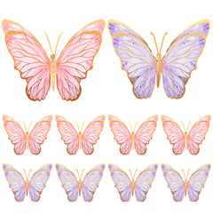 PerKoop butterfly centerpiece pink and purple for eye-catching table décor.