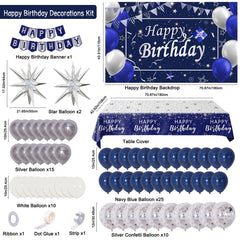 Perpetily happy birthday banner makes a bright party statement
