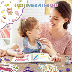 PERRYHOME glitter tape and stickers add sparkle to journaling.