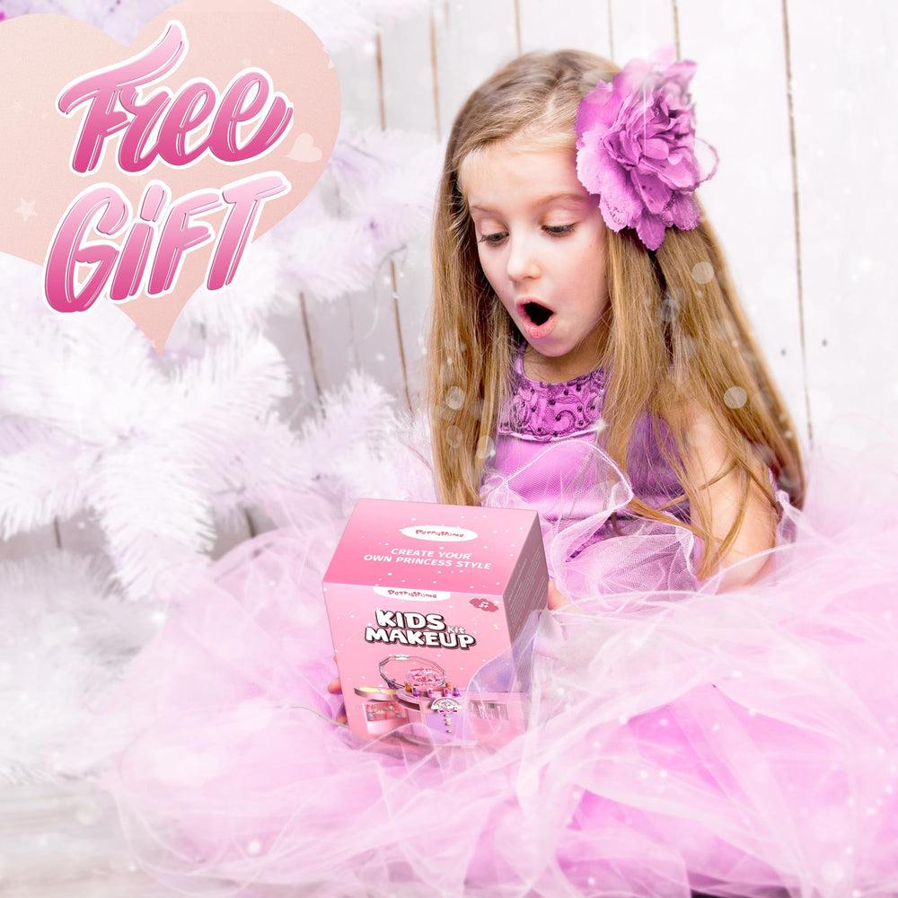 PERRYHOME Kids Makeup Set-washable-material: easy cleanup after creative sessions.