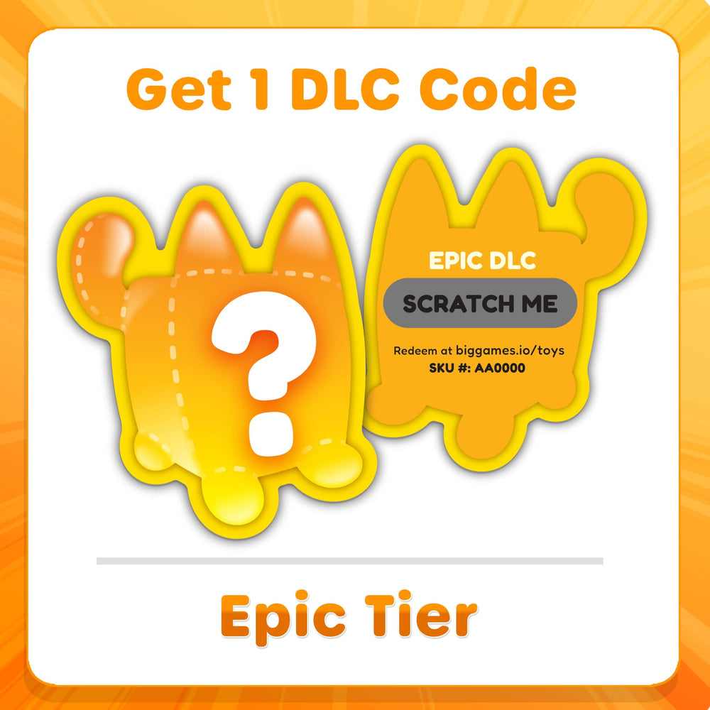Pet Simulator Epic DLC code card included for in-game rewards.