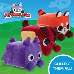 Official PhatMojo license confirms authentic Pet Simulator branding on the plush.