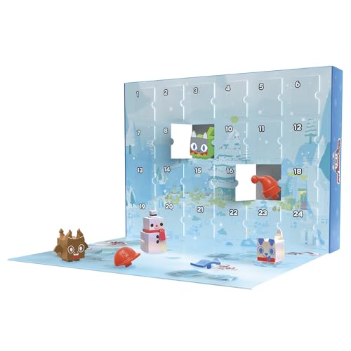 Pet Simulator Series 2 advent figures display, collectible and interactive.